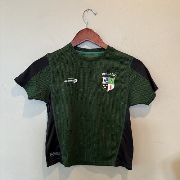 Ireland Four Provinces Rugby Performance Jersey Kids 7-8 NWT Green Lansdowne - Picture 1 of 15